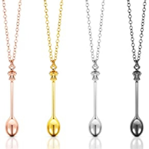 Jewelry - Mini Crown Tea Spoon Necklace